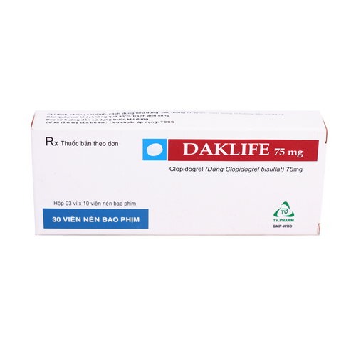 Daklife 75mg (Clopidogrel) TV.Pharm (H/30v)