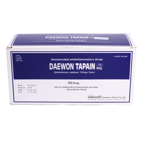 Daewon Tapain (Diclofenac) 75mg/2ml Korea (H/50 ống/2ml)