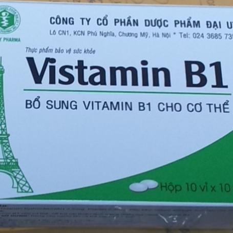 Vistamin B1 Đại Uy (H/100v)