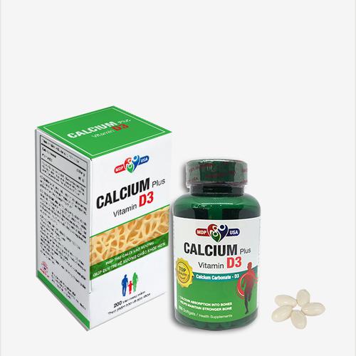 Calcium Plus Vitamin D3 Mediphar (C/200v)