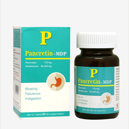 Pancretin MDP (Pancreatin, Simethicone) Mediphar (C/60v)