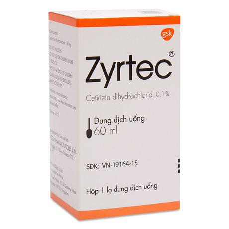 Zyrtec (Cetirizin) Aesica (C/60ml)