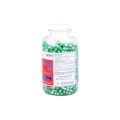 Paracetamol 500mg Minh Hải (C/500v)
