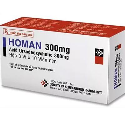 Homan 300 (Acid Ursodeoxycholic) Korea (H/100v)