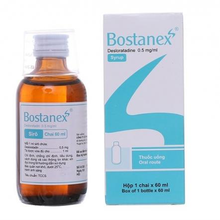 Bostanex Syrup (Desloratadine) 5mg Boston (C/60ml)