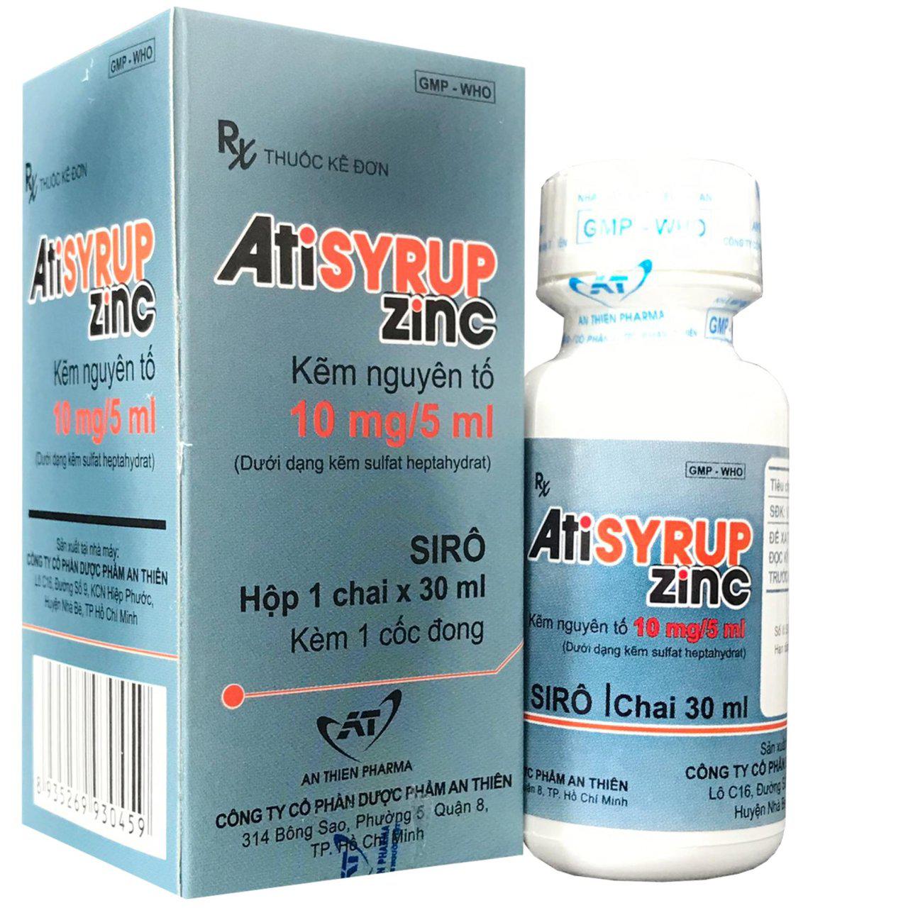 Atisyrup Zinc An Thiên (C/30ml)