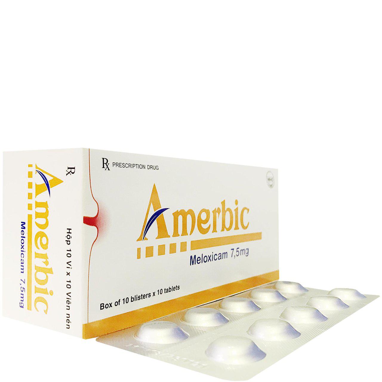 Amerbic (Meloxicam) 7.5mg Donaipharma (H/100v)