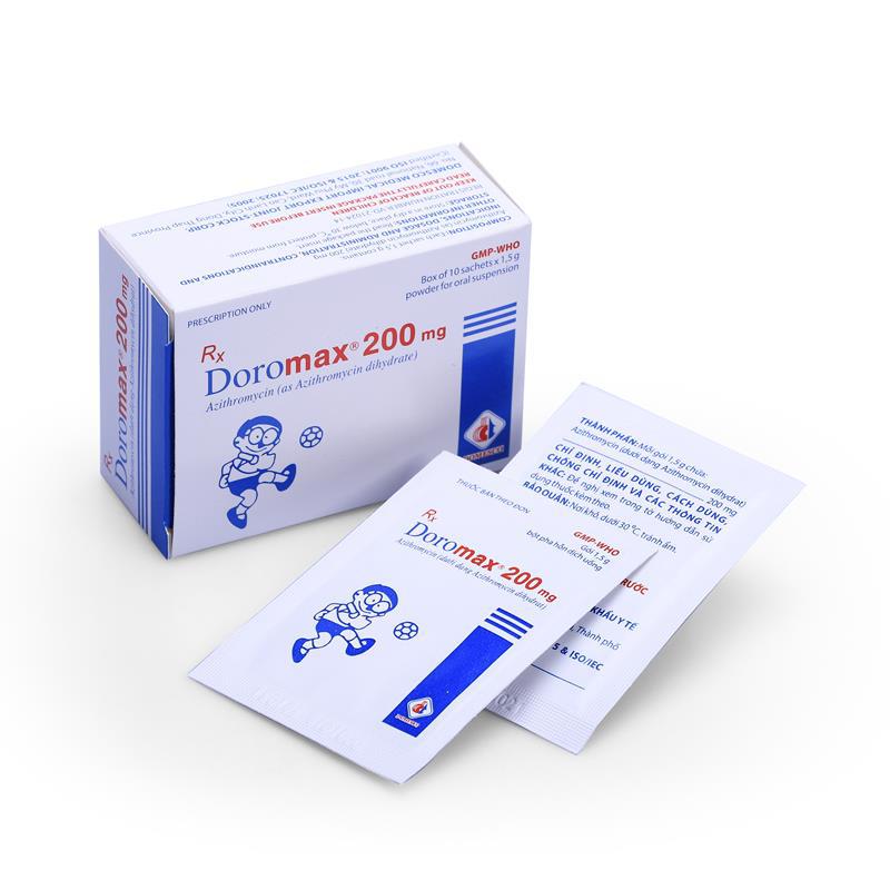 Doromax 200mg (Azithromycin) Domesco (H/10g)