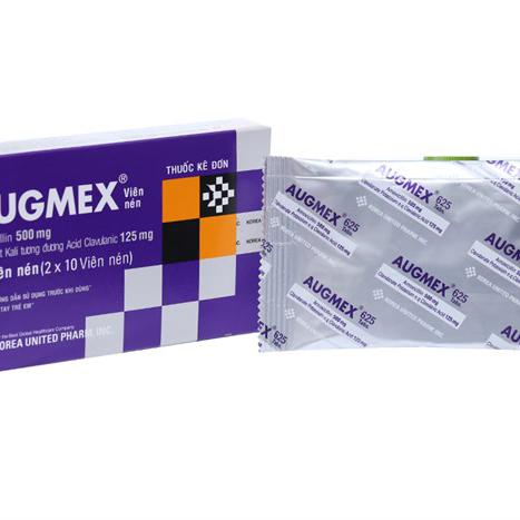 Augmex 625mg (Amoxicillin, Acid Clavulanic) Korea United (H/20v)