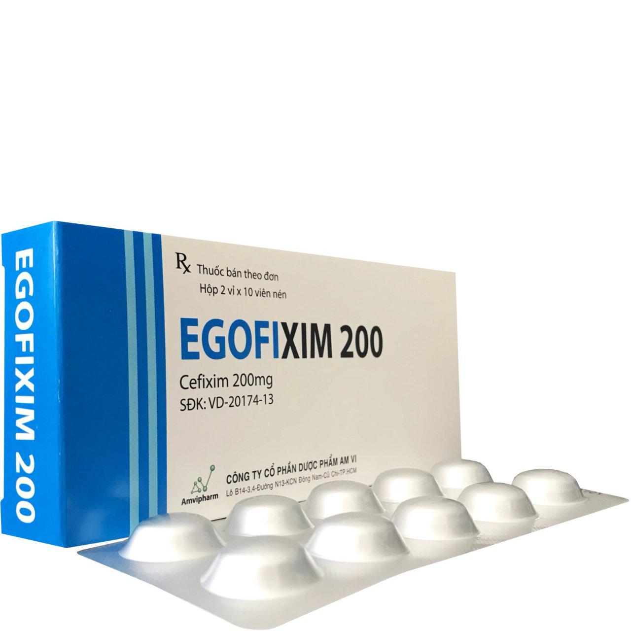 Egofixim 200 (Cefixim) Amvi (H/20v)