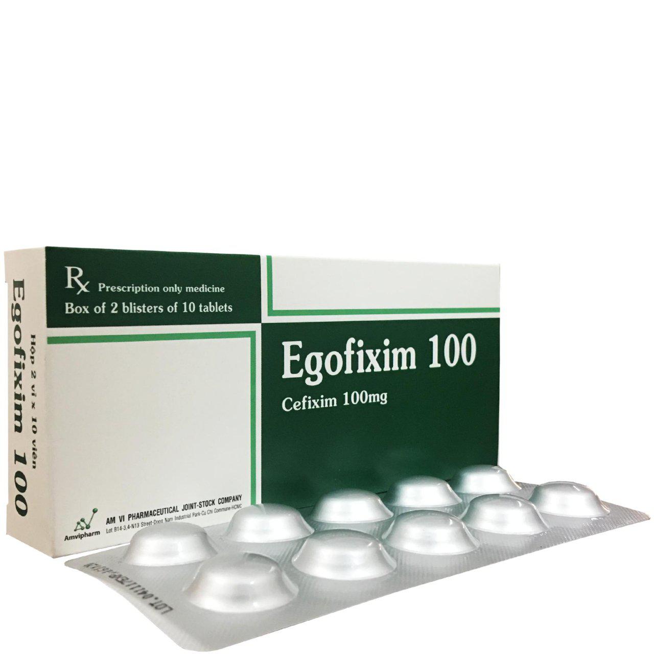 Egofixim 100 (Cefixim) Amvi (H/20v)