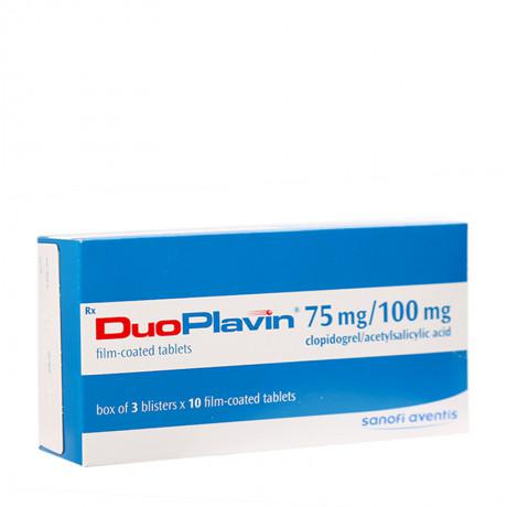 Duoplavin 75mg/100mg sanofi (h/30v) 