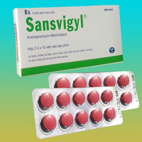Sansvigyl (Metronidazole, Spiramycin) Hataphar (H/20v)