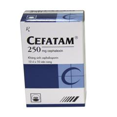 Cefatam (Cephalexin) 250mg Pymepharco (H/100v)