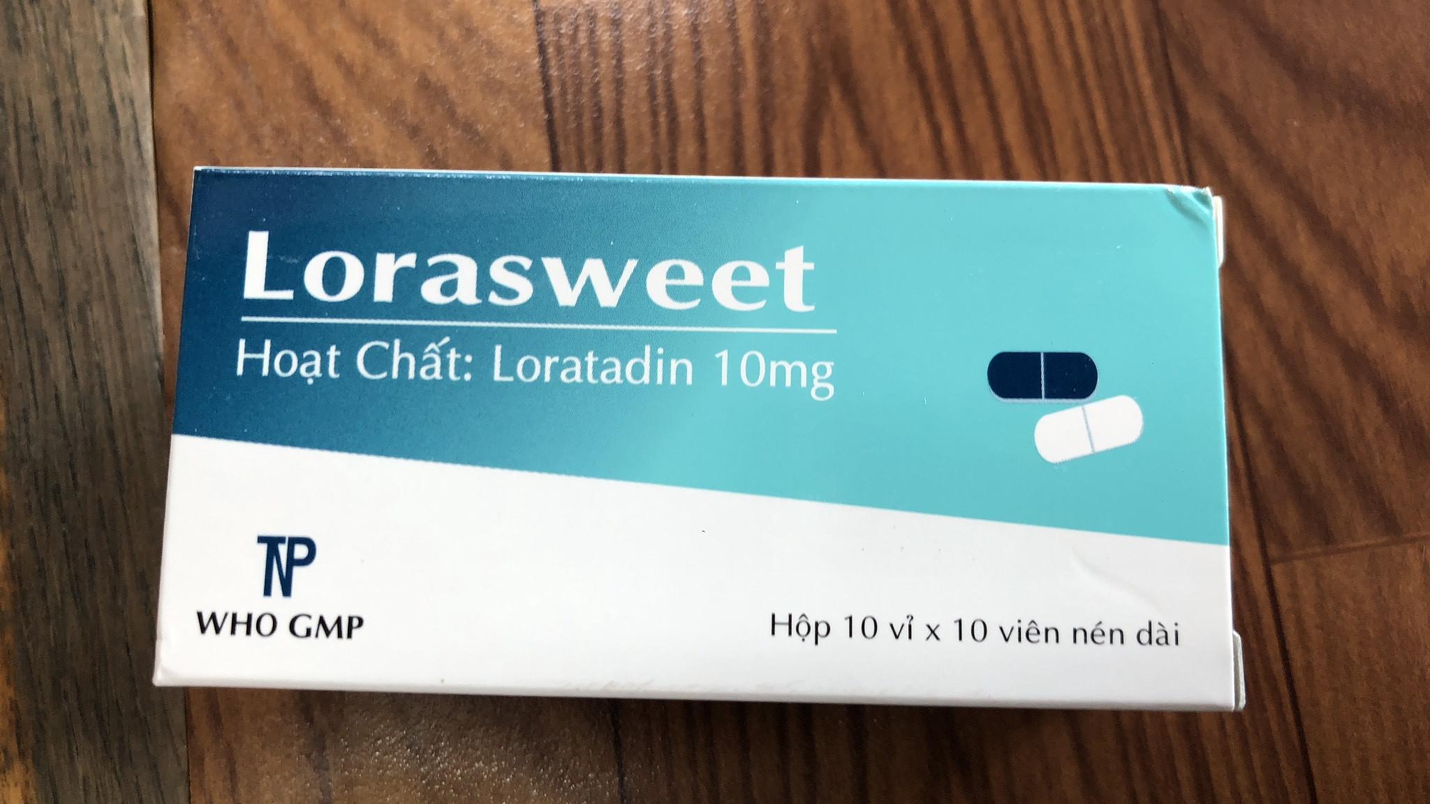 Lorasweet 10 (Loratadin) 2 Lớp Thành Nam (H/100v)