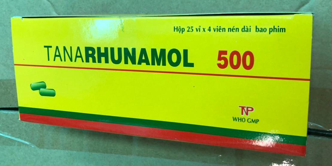 Tanarhunamol 500 Thành Nam (H/100v)