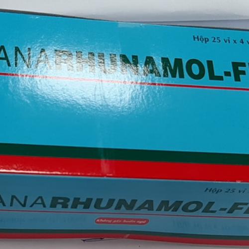 Tanarhunamol - Flu Thành Nam (H/100v)