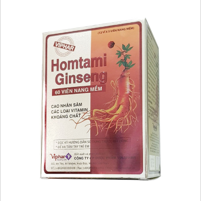 Homtamin Ginseng Vinaphar (H/60v)