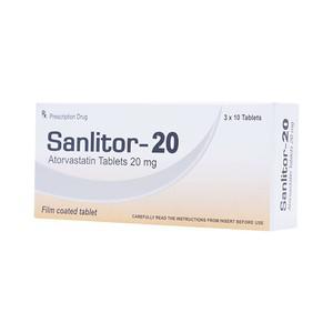 Sanlitor-20 (Atorvastatin) Acme (H/30v)