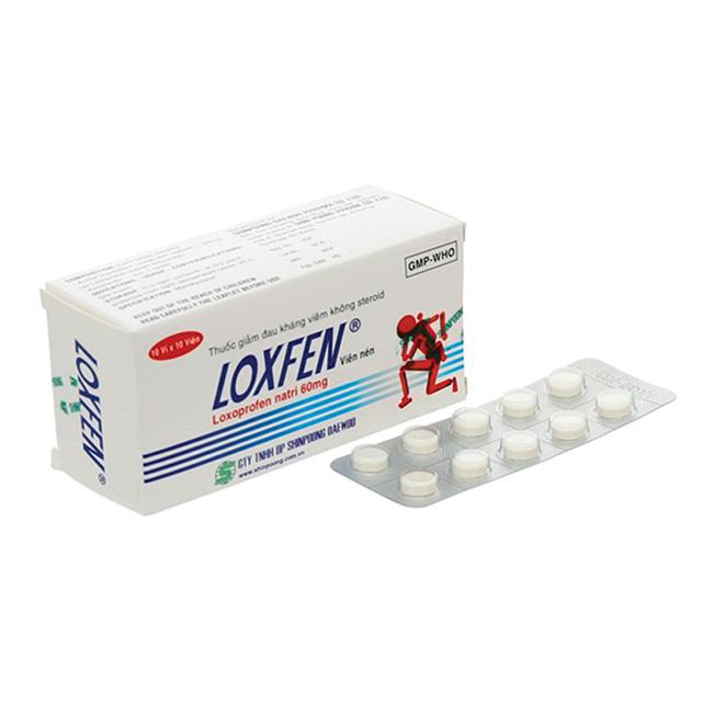 Loxfen (Loxoprofen) 60mg Shinpoong (H/100v)