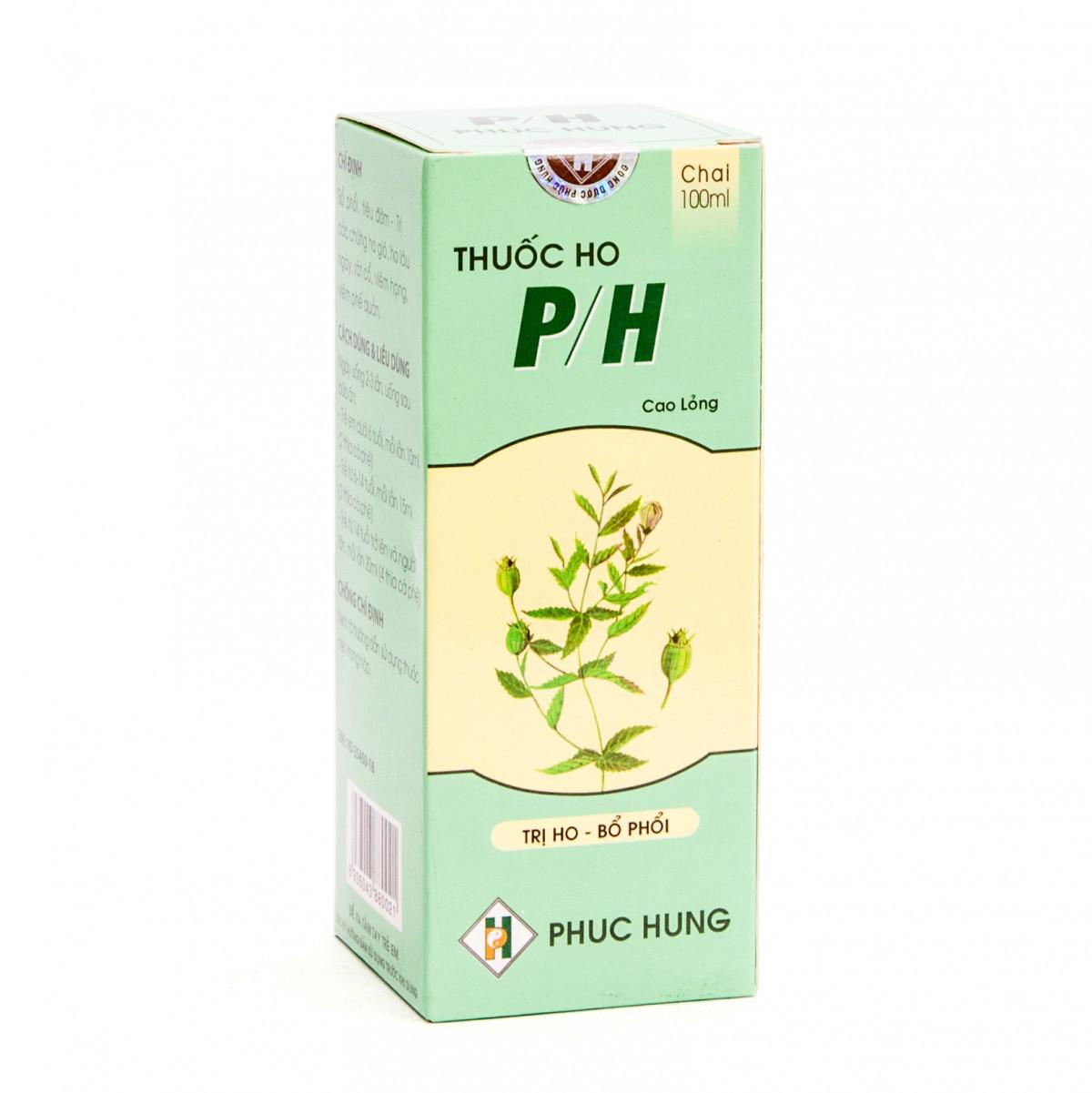 Thuốc Ho P/H Phúc Hưng (C/100ml)