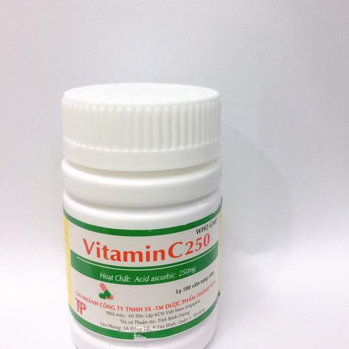 Vitamin C 250mg Tablet Thành Nam (C/100v)