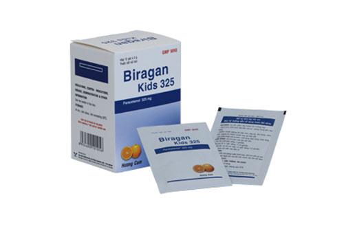 Biragan Kid (Paracetamol) 325mg Bidiphar (H/12g)