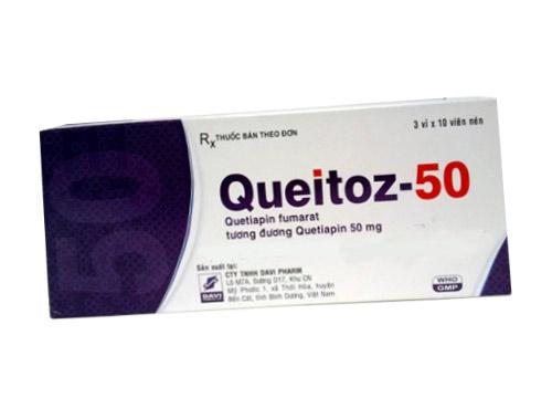 Queitoz-50 (Quetiapine) Davipharm (H/30v)