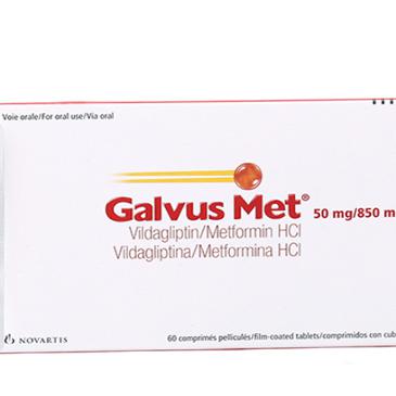 Galvus Met 50mg/850mg (Vildagliptin, Metformin) Novartis (H/60v)