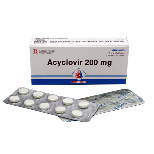 Acyclovir 200mg Domesco (H/30v)