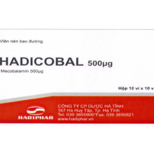 Hadicobal 500 (Mecobalamin) Hadiphar (H/100v)