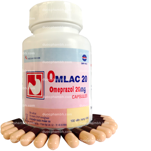 Omlac 20 (Omeprazol) Capsules Armephaco (H/100v)