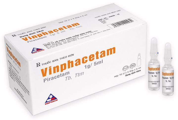 Vinphacetam (Piracetam) 1g/5ml Vinphaco (H/50o/5ml)