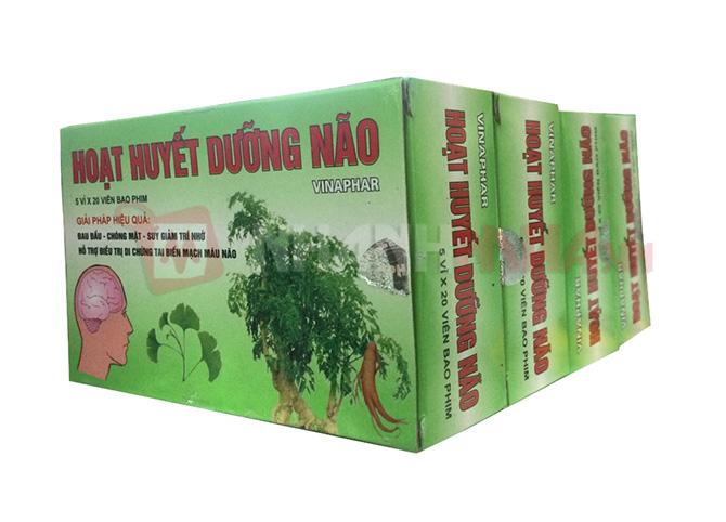 Hoạt Huyết Dưỡng Não Vinaphar (H/100v)