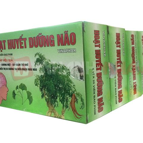 Hoạt Huyết Dưỡng Não Vinaphar (H/100v)