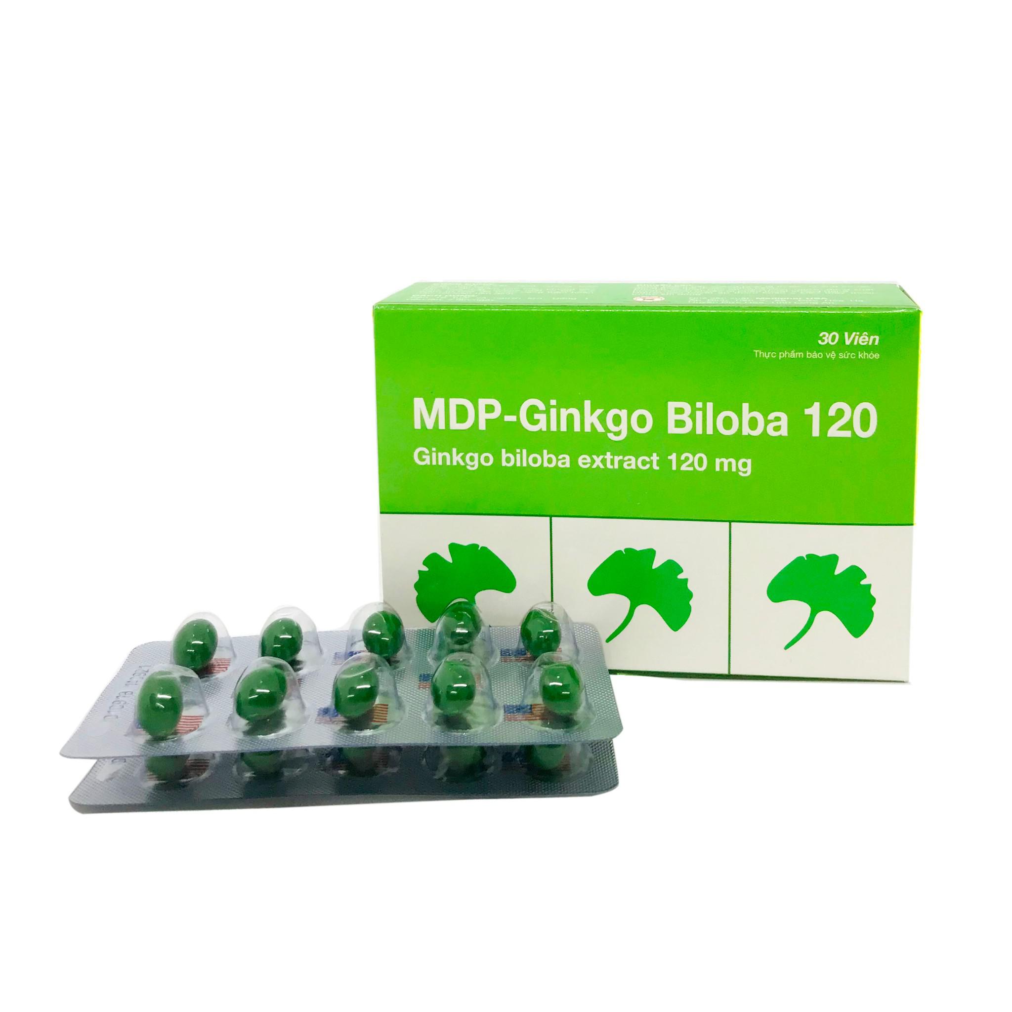MDP-Ginkgo Biloba 120mg Mediphar (Lốc/10h/30v)