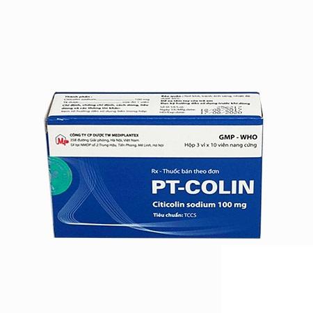 PT-Colin (Citicolin) 100mg Mediplantex (H/30v)