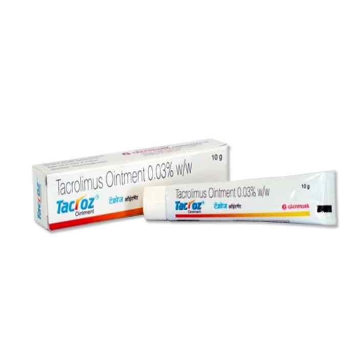 Tacroz (Tacrolimus) 0.03% Glenmark (Tuýp/10g)
