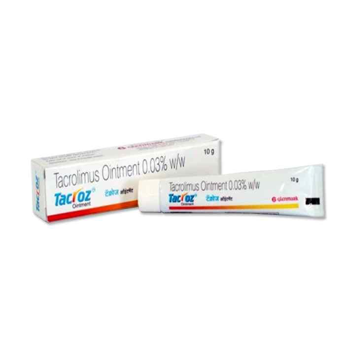 Tacroz (Tacrolimus) 0.03% Glenmark (T/10g)