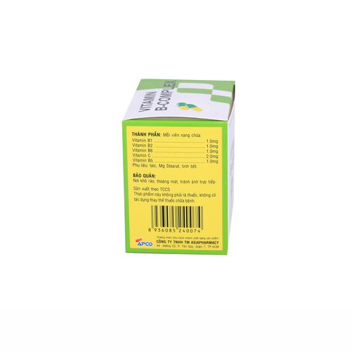 Vitamin B Complex C Apco (Lốc/5h/100v)