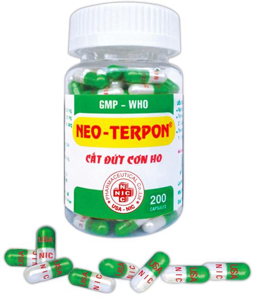 Neo Terpon (Terpin Hydrate, Natri Benzoat) Usa-Nic (C/200v)
