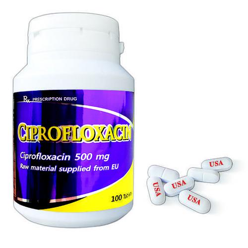 Ciprofloxacin 500mg Usa-Nic (C/100v)