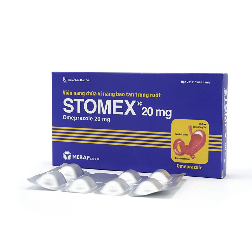 Stomex 20 (Omeprazol) Merap (H/14v)