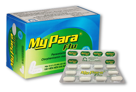 MyPara Flu (Paracetamol, Clorpheniramin Maleat) SPM (H/100v)
