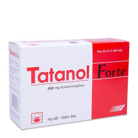Tatanol Forte 650 (Acetaminophen) Pymepharco (H/150v)