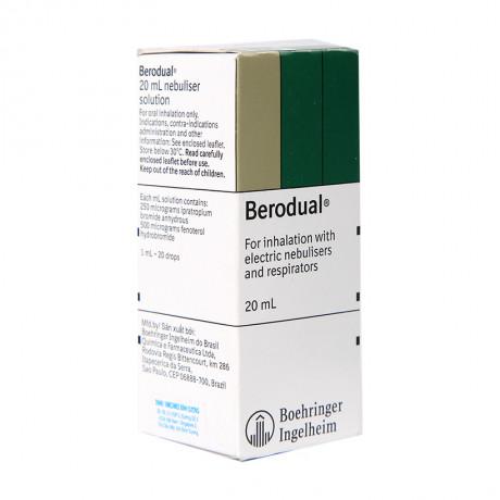 Berodual (Fenoterol, Ipratropium) Boehringer Ingelheim (C/20ml)