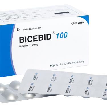 Bicebid 100 (Cefixim) Bidiphar (H/100v)