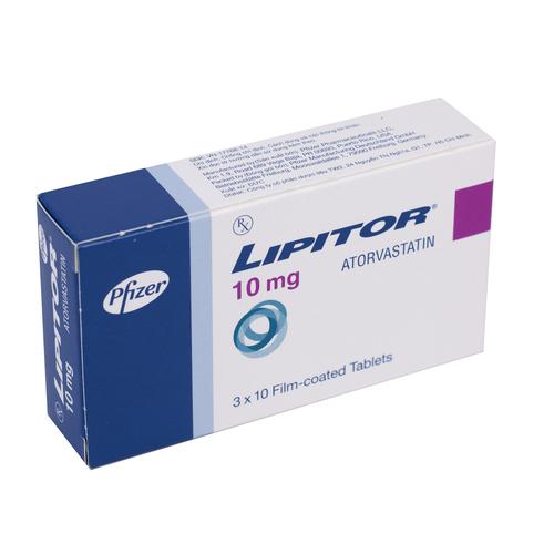 Lipitor 10mg (Atorvastatin) Pfizer (H/30v) (Cty)