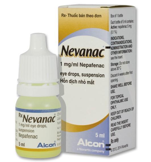 Nevanac eye (Nepafenac) Alcon Nhỏ Mắt (C/5ml)