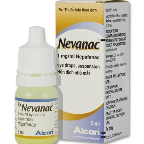 Nevanac eye (Nepafenac) Alcon Nhỏ Mắt (C/5ml)
